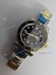 Swiss Replica Rolex Submariner Watch 2-Tone Black Diamond Dial Ceramics (3)_th.jpg